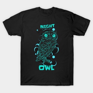 Funny Night Owl Gamer Sayings Stay Up Long Gift T-Shirt